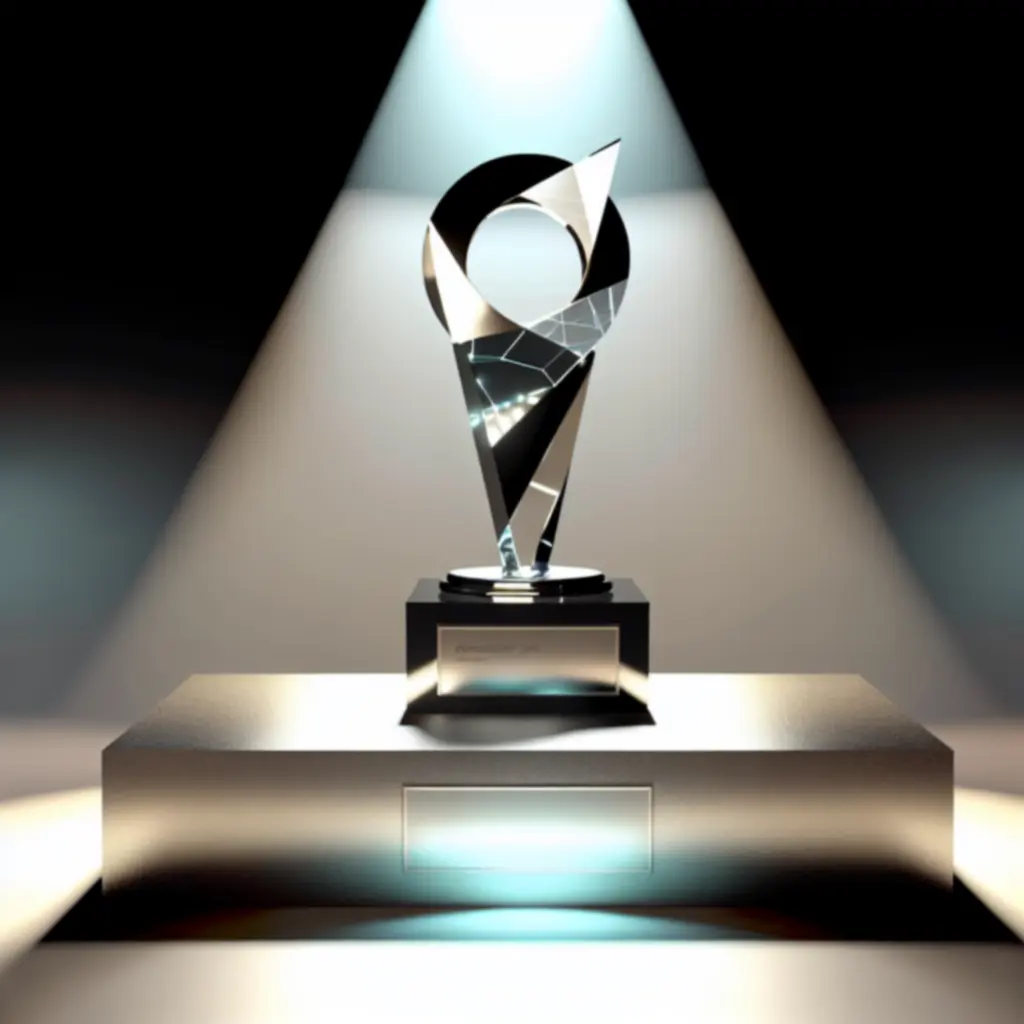 Statuetka nagrody branżowej e‑commerce