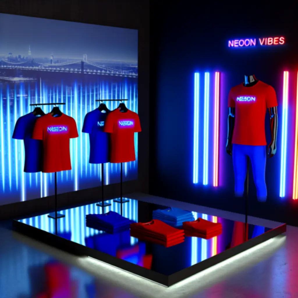 Koszulki z kolekcji Neon Vibes w elektrycznych kolorach