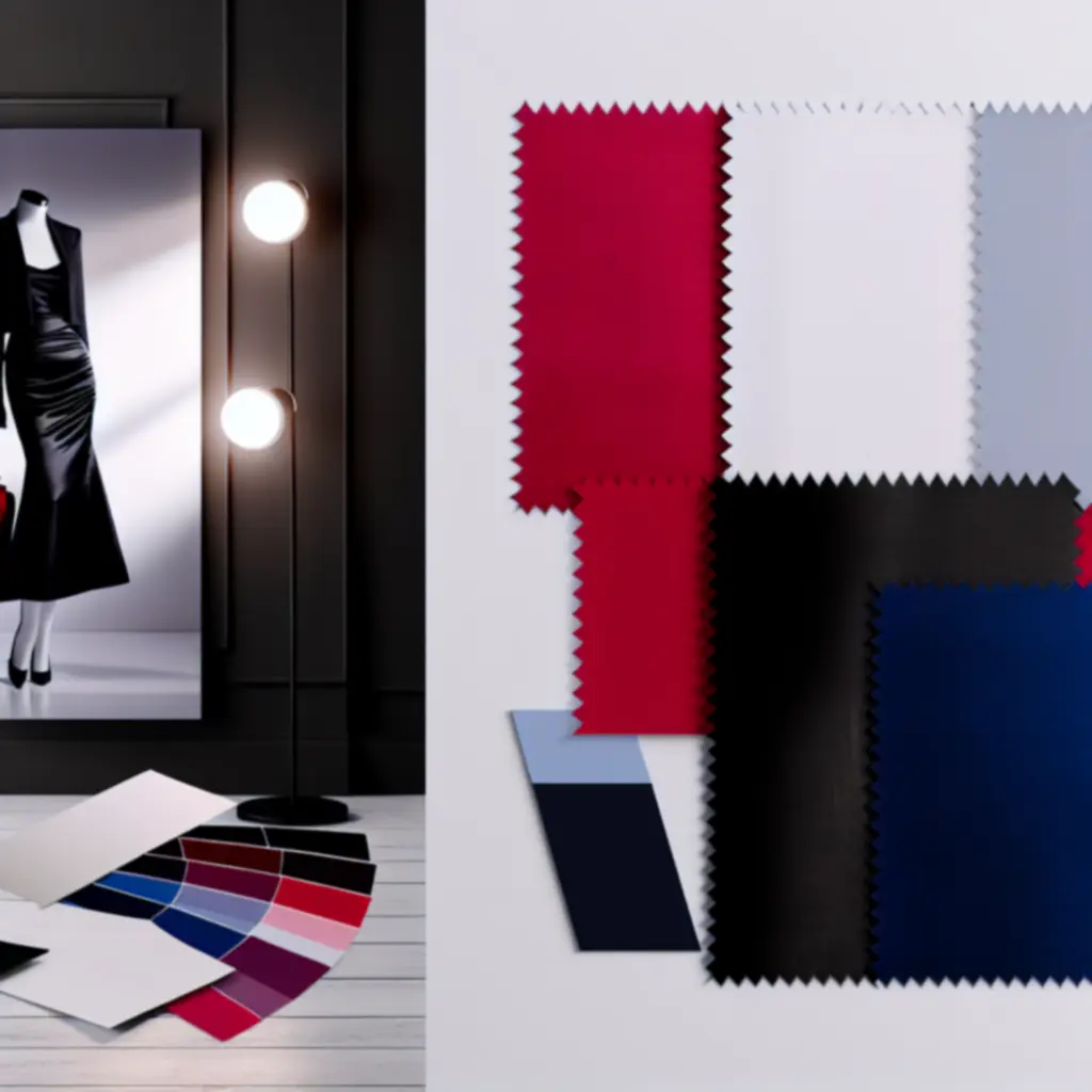 Inspiracje kolorystyczne: czernie, biele, czerwienie i błękity