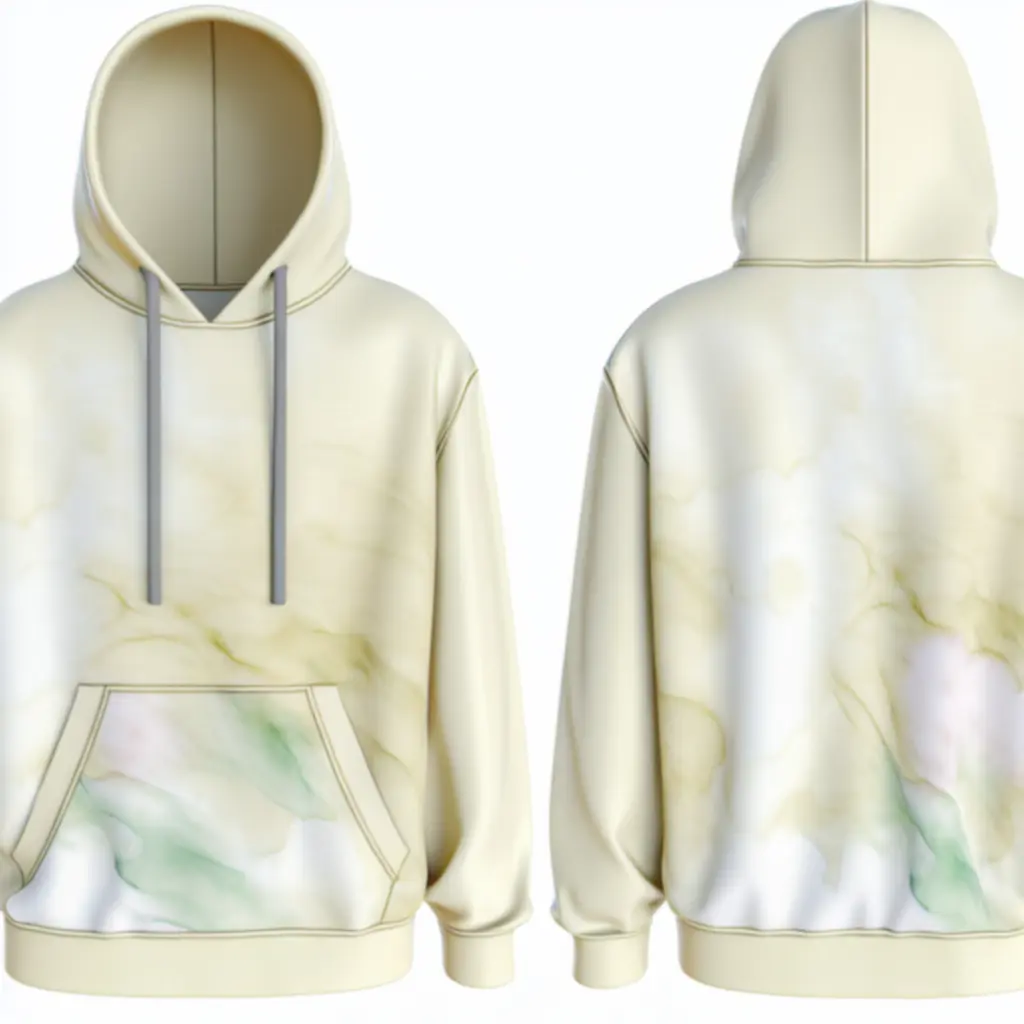 Popularny nadruk z geometrycznym wzorem w elektrycznym błękicie